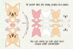 Chihuahua Dog | Lollipop Holder | Paper Craft Template Product Image 2
