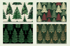 Knitted Pine Trees Forest Cutting Boards sublimation Design Product Image 2