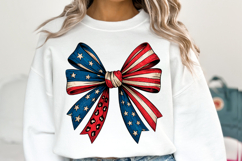 America Bow Svg Design | 4th of july svg | Shirt Svg Product Image 3