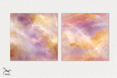 Sunrises and sunsets digital paper, background clipart Product Image 2