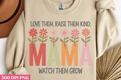 Love them, raise them kind watch them grow PNG, Mothers Day Product Image 1