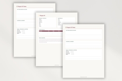 Knitting Project Tracker PDF | Yarn Stash Inventory Product Image 2