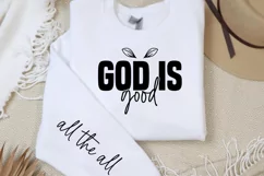 God is good - all the all Sleeve SVG PNG Product Image 2