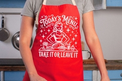 Today's Menu Take It Or Leave It Svg, Funny Kitchen Svg. Product Image 3