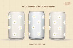 Daisy Libbey Can Glass SVG| Retro Flowers SVG Product Image 3