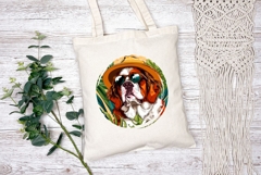 Summer Saint Bernard Dog llustration, Saint Bernard Dog PNG Product Image 2