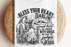 Darlin Grace Is Louder Than Gossip PNG, Southern Christian C Product Image 2