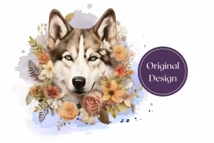 Watercolor Dog Tumbler Wrap Design, Dog Sublimation PNG Product Image 2