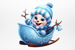 Funny Snowman Sublimation PNG Product Image 2