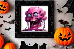 Halloween Pink Ghost Sublimation Clipart, Halloween PNG Product Image 2