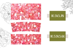 Pink Confetti Tumbler, Pink Glitter 40 Oz Tumbler Design Product Image 2