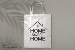 Home sweet home svg files for cricut Product Image 2