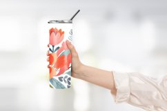 Flower Seamless Pattern Tumbler Warp Design Product Image 2