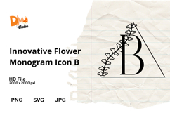 Innovative Flower Monogram Icon Product Image 1