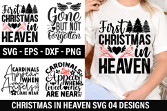 Christmas in Heaven SVG Design - Cardinals appear when loved Product Image 1