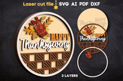 Thanksgiving SVG laser cut files for Glowforge Product Image 2