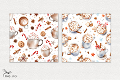 Christmas digital paper, background clipart Product Image 2