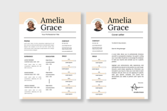 Soft Cream Cv Resume Product Image 2