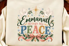 4 Christian Christmas PNG Designs, 4 Christian Inspirational Product Image 2