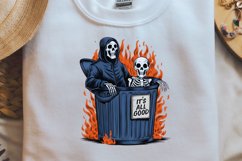 Funny Halloween Sublimation, Funny Halloween Skeleton Product Image 2
