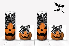 Cartoon Halloween Tumbler, Spooky Halloween Tumbler Wrap Product Image 2