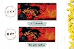 Western Mug Design, Cowboy Mug Sublimation Design Product Image 2