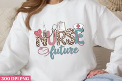Nurse Future PNG, Retro Nurse Easter Sublimation PNG Product Image 2