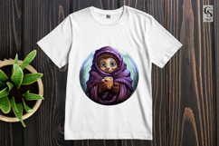 Cozy Hedgehog Coffee Clipart Sublimation PNG Product Image 2