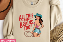 Pinup Cowgirl Sublimation Bundle PNG Product Image 6