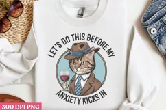 Let's do this before my PNG, Funny Animal Sublimation PNG Product Image 2
