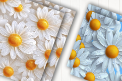 White daisy flower digital paper Product Image 2