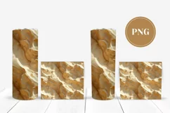 Abstract Tumbler Sublimation Designs, Sand Tumbler Wrap Product Image 2