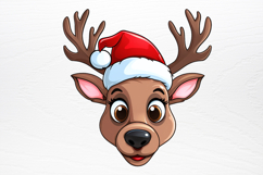 Christmas Reindeer Sublimation Clipart Product Image 2