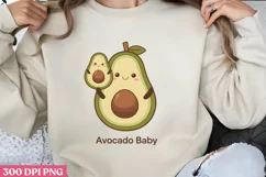 Avocado Baby PNG,Avocado Sublimation PNG Product Image 3