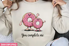 You Complete me PNG, Valentine Sublimation PNG Product Image 1