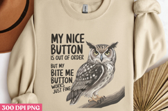 My Nice Button Is Out PNG, Funny Animal Jokes Product Image 3