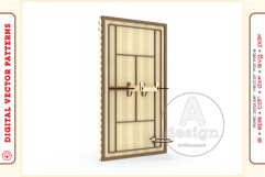 Tennis Racket Wall Mount Laser Cut File Display Holder Product Image 2