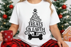 Treats On Earth Svg, Christmas Dog Svg, Holiday Treats Svg. Product Image 3