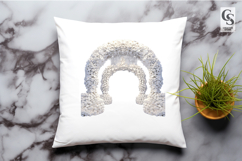 White Floral Arch Wedding Decor Clipart Sublimation PNG Product Image 3