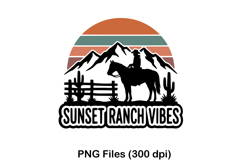 Sunset Ranch Vibes Svg, Western Cowgirl Svg, Ranch Life Svg Product Image 9