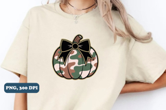Camo Pumpkin Glitter Png sublimation design Product Image 2