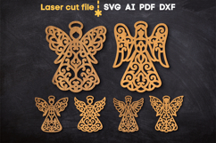 Christmas Ornaments Bundle SVG laser cut file for Glowforge Product Image 2