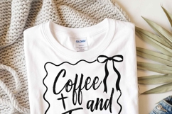 Coquette Coffee and Jesus Png | Retro Christian Png Preppy Product Image 2