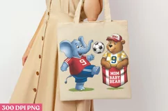 Mom Baby Char Bear PNG, Cute Animal Sublimation Product Image 3