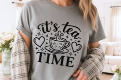 It's Tea Time Svg, Tea Lover Svg, Tea Time Svg, Tea Cup Svg. Product Image 3