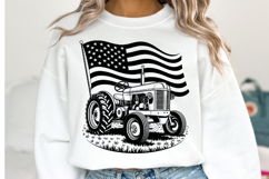 USA Tractor Svg Design | Svg Cut Files | Shirt Svg Product Image 2