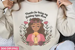 Thanks for being my PNG, Mothers Day Quotes Sublimation Clip Product Image 1