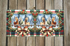 Country Christmas | 4 horse Sublimation Mug design PLUS Product Image 2