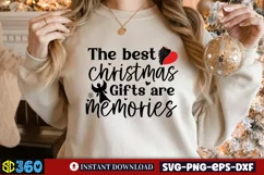 The best christmas gifts are memories SVG, Christmas SVG Product Image 2