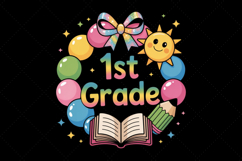 1st Grade PNG, Bracelets Back to School , Grade Level PNG Product Image 2